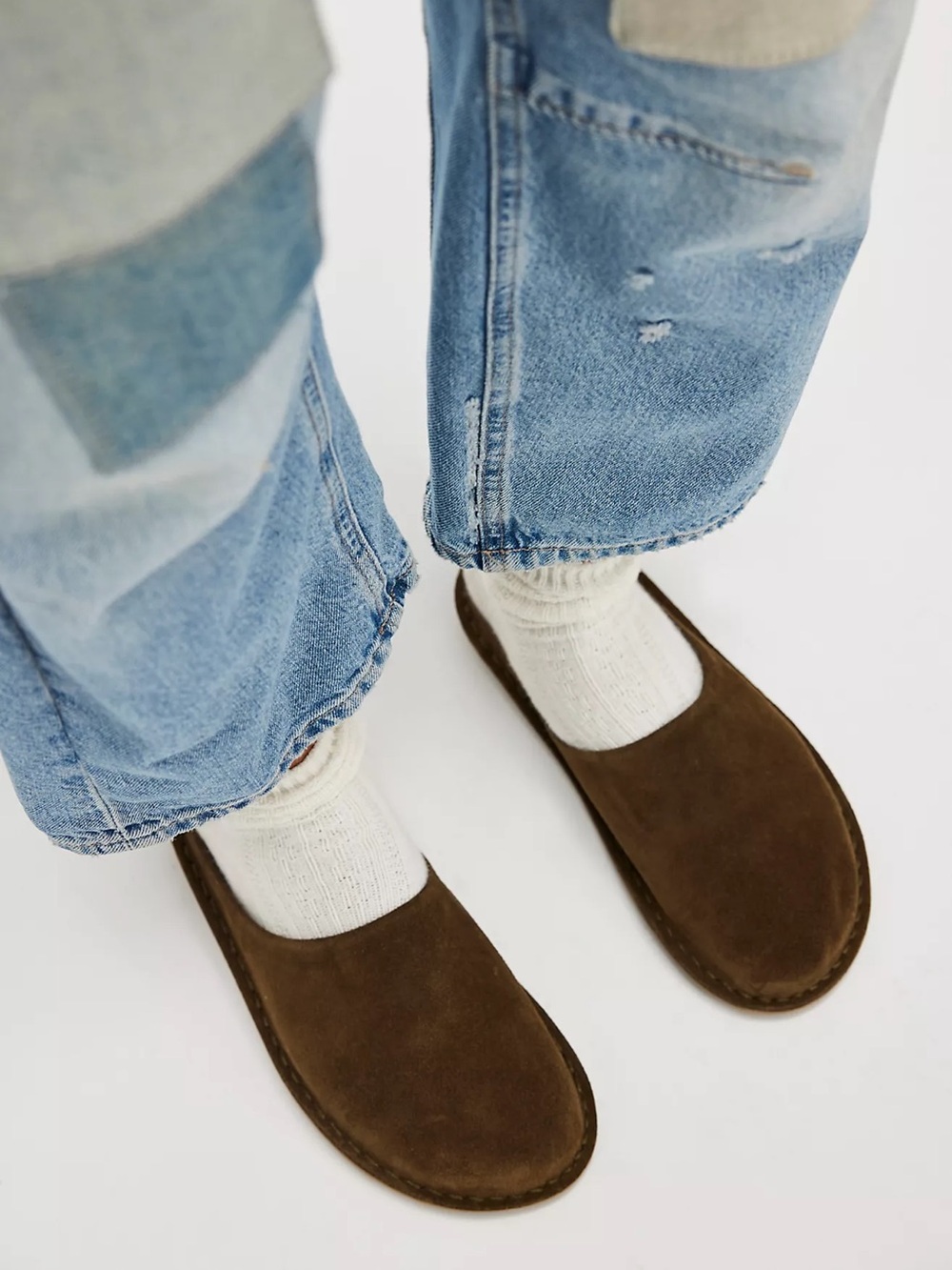 Free People VIBAe Roma Mules - Women's Tan Slip-On Leather Mules size 9 size 40 - Picture 3 of 8
